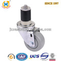 3-inch high quality Expanding Adapter Stem Swivel Caster Wheel